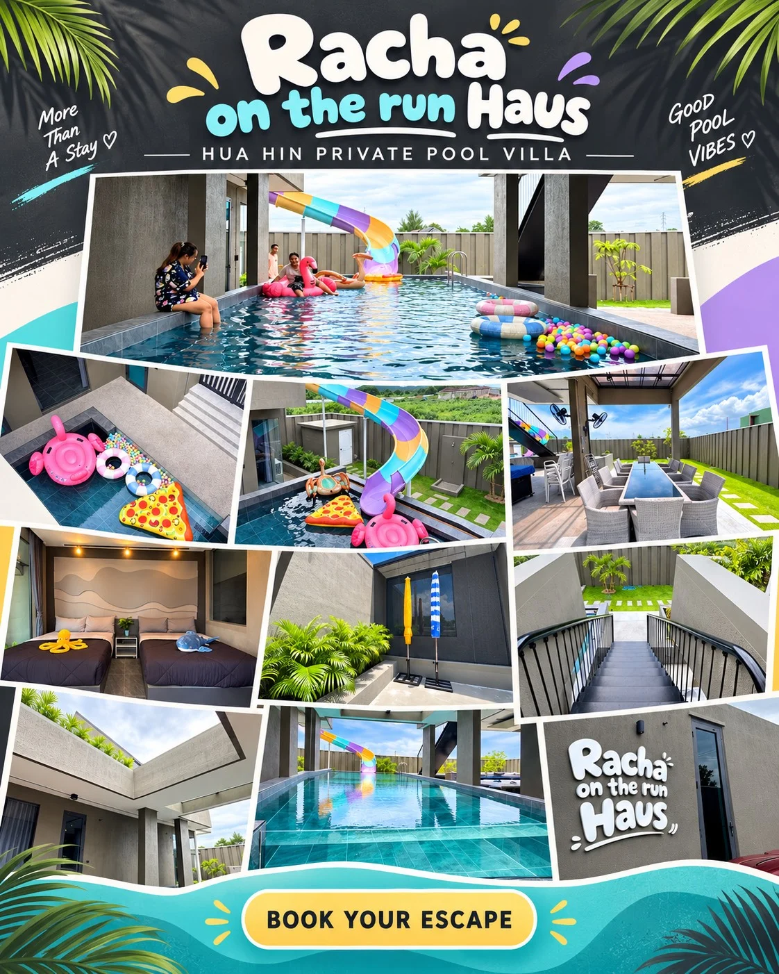 Racha On the Run Haus - Hua Hin Pool Villa พูลวิลล่าหัวหิน รูปที่ 2