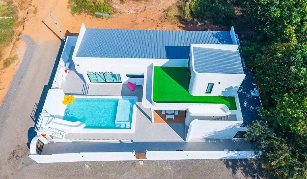Panmora poolvilla (สัตหีบ) สัตหีบ สูงสุด 20 คน