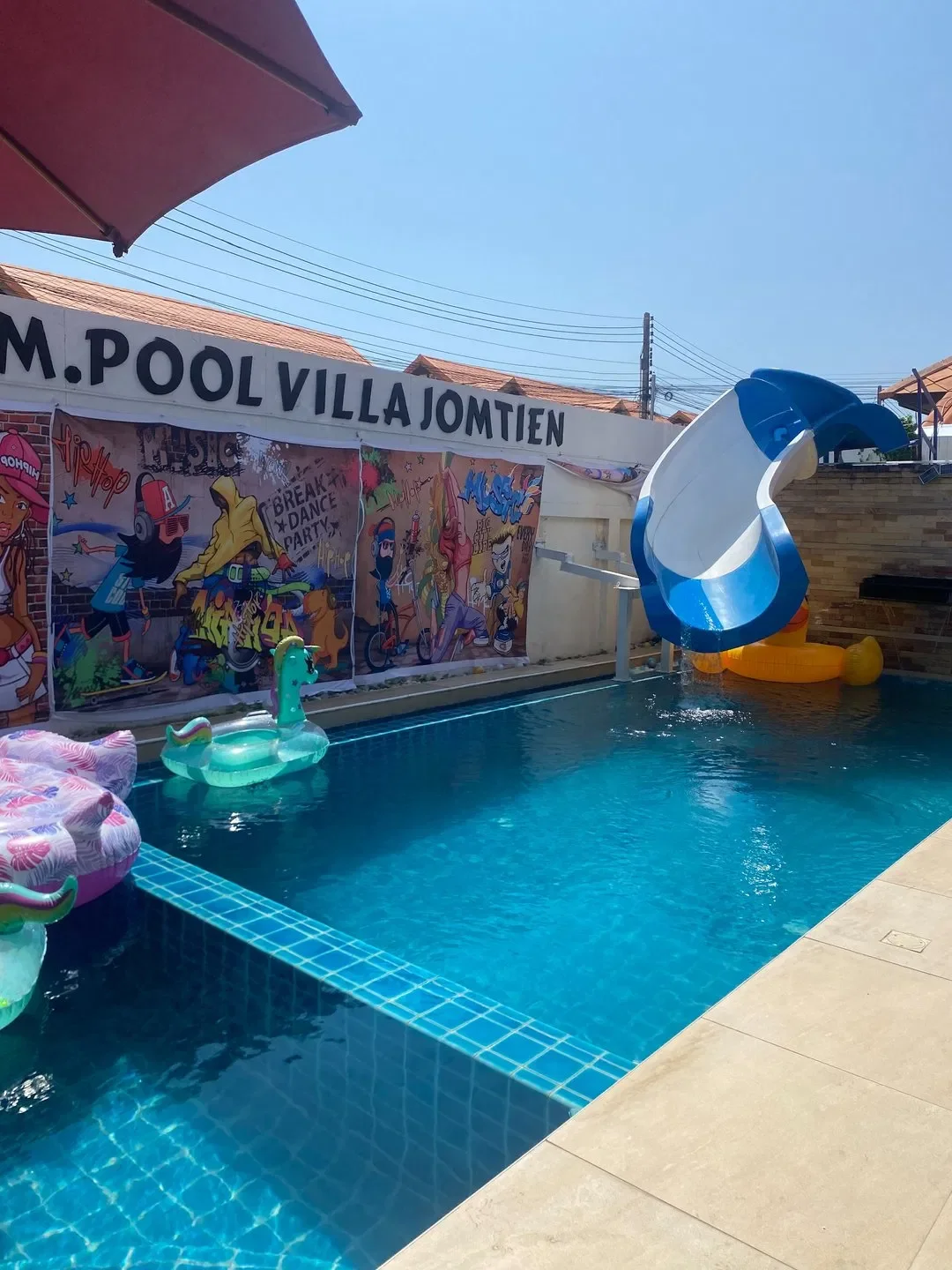 M pool villa Jomtien พัทยา สูงสุด 15 คน