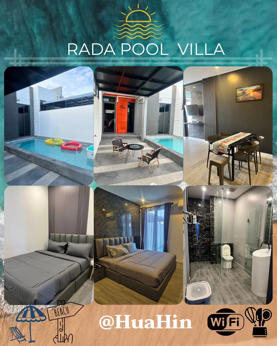 RADA Pool Villa HuaHin  พูลวิลล่าหัวหิน รูปที่ 6